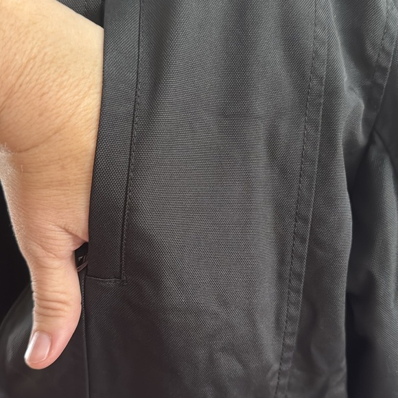 Calvin Klein Black SoftShell Nylon Cotton Water/Wind  Resistant Jacket Size L - Picture 9 of 13